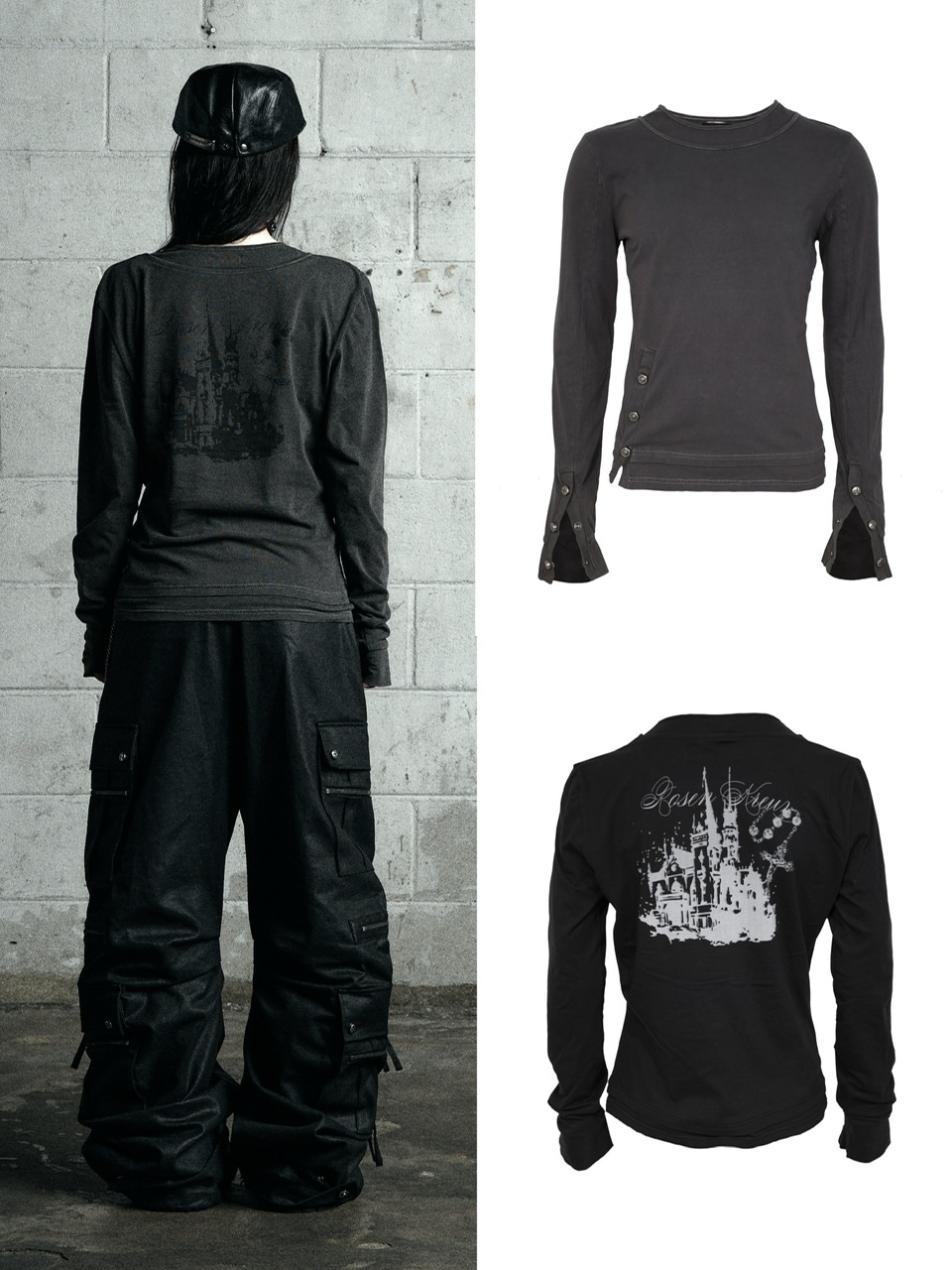 【Rosen Kreuz】TIGHT FIT LAYERED Rosen Kreuz】TIGHT FIT LAYERED LONG SLEEVES | OUR BRAND