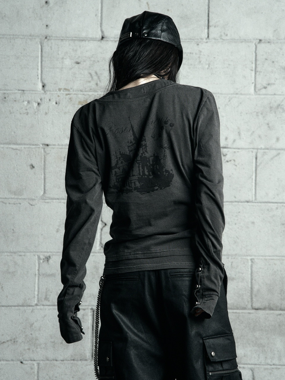 Rosen Kreuz】TIGHT FIT LAYERED Rosen Kreuz】TIGHT FIT TANK TOP