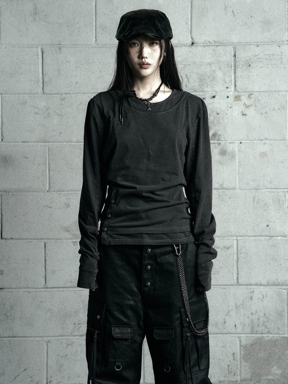 Rosen Kreuz】TIGHT FIT LAYERED LONG SLEEVES | OUR BRAND