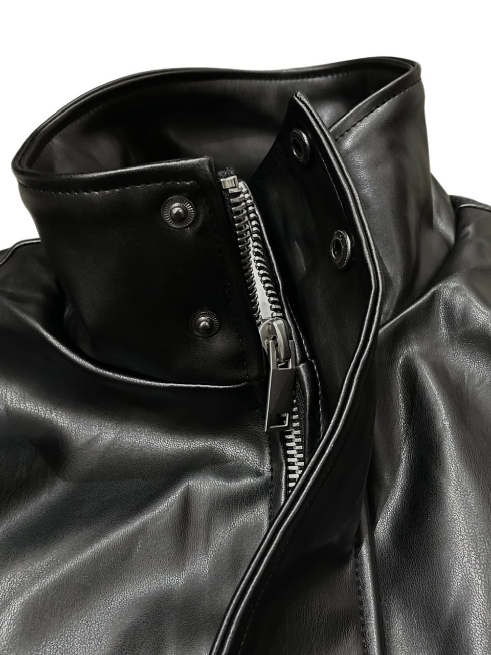 受注制【Chikashitsu +】leather bomber jacket