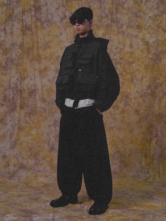 【AJOBYAJO】High Waist Oversized Pants / 【アジョバイアジョ】ハイウエストオーバーサイズカーゴパンツ