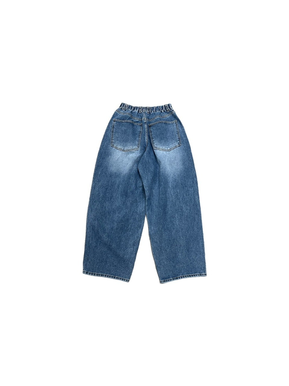 受注制【Chikashitsu +】oversized denim pants (2color)