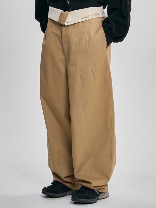 【AJOBYAJO】High Waist Oversized Pants / 【アジョバイアジョ】ハイウエストオーバーサイズカーゴパンツ