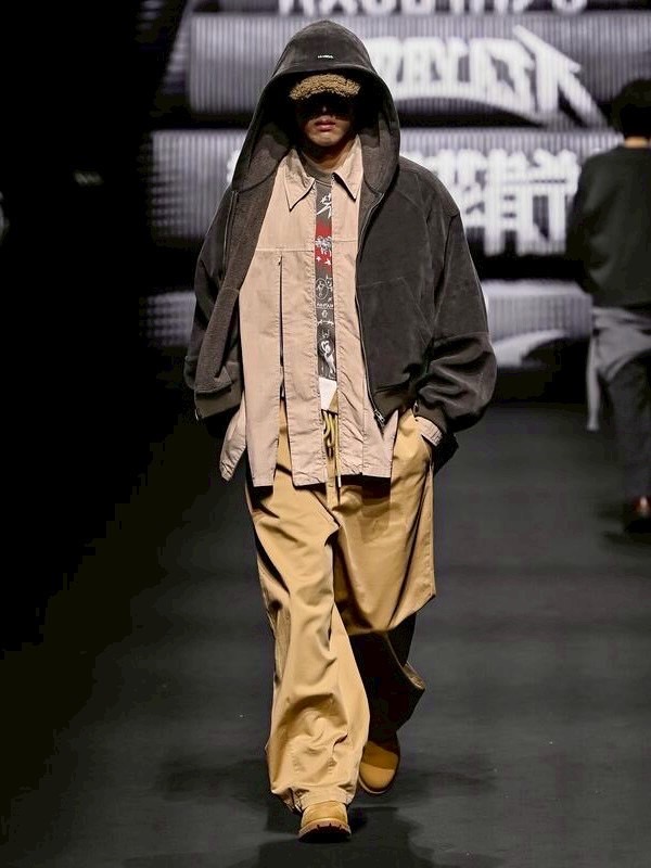 【AJOBYAJO】High Waist Oversized Pants / 【アジョバイアジョ】ハイウエストオーバーサイズカーゴパンツ