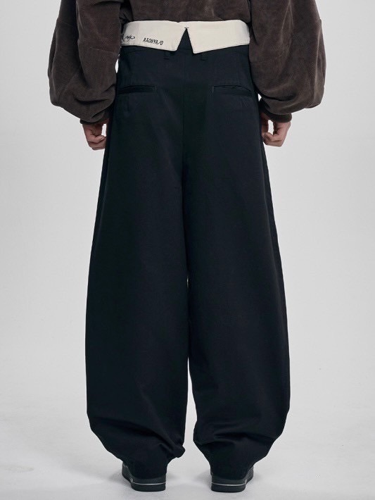 【AJOBYAJO】High Waist Oversized Pants / 【アジョバイアジョ】ハイウエストオーバーサイズカーゴパンツ
