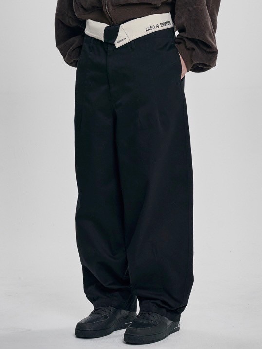 【AJOBYAJO】High Waist Oversized Pants / 【アジョバイアジョ】ハイウエストオーバーサイズカーゴパンツ