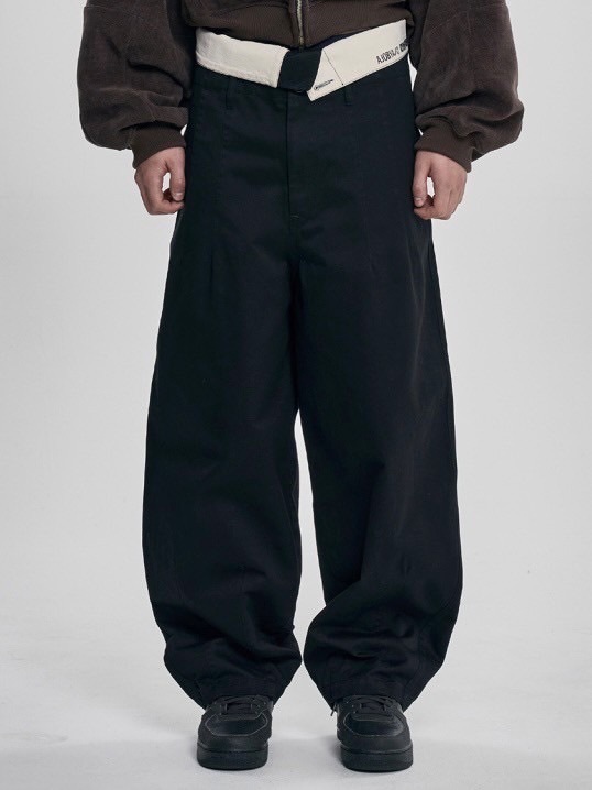 【AJOBYAJO】High Waist Oversized Pants / 【アジョバイアジョ】ハイウエストオーバーサイズカーゴパンツ