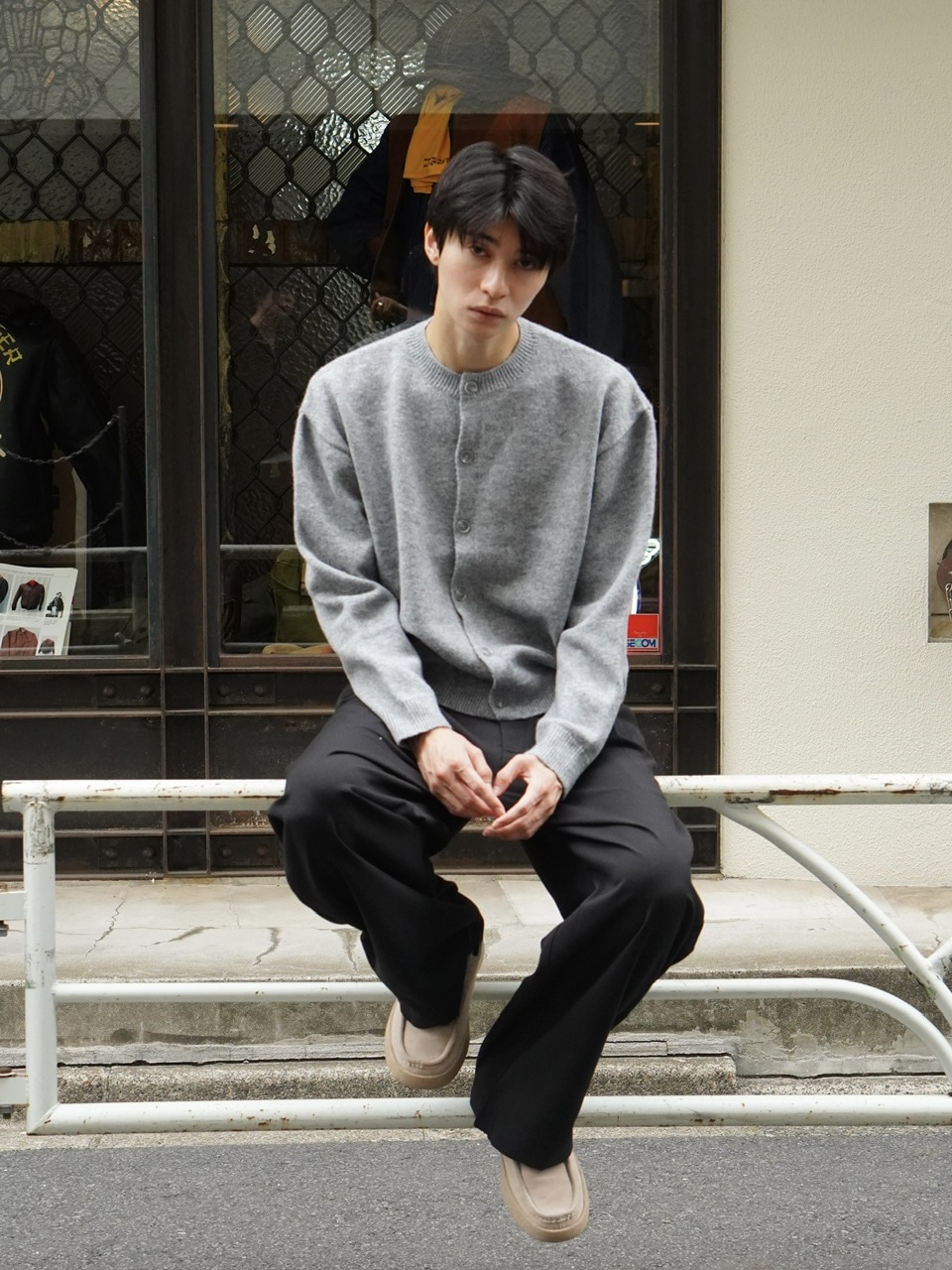 東京店WEB限定受注制【Chikashitsu +】wide tuck drape slacks / 【チカシツプラス】ワイドタックドレープスラックス (2color)