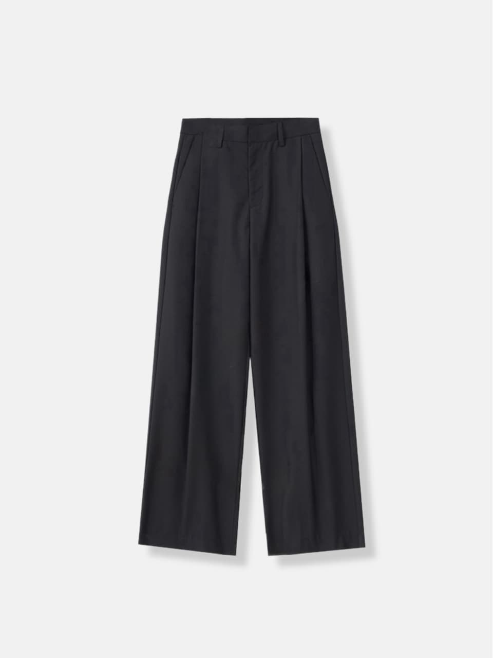 東京店WEB限定受注制【Chikashitsu +】wide tuck drape slacks