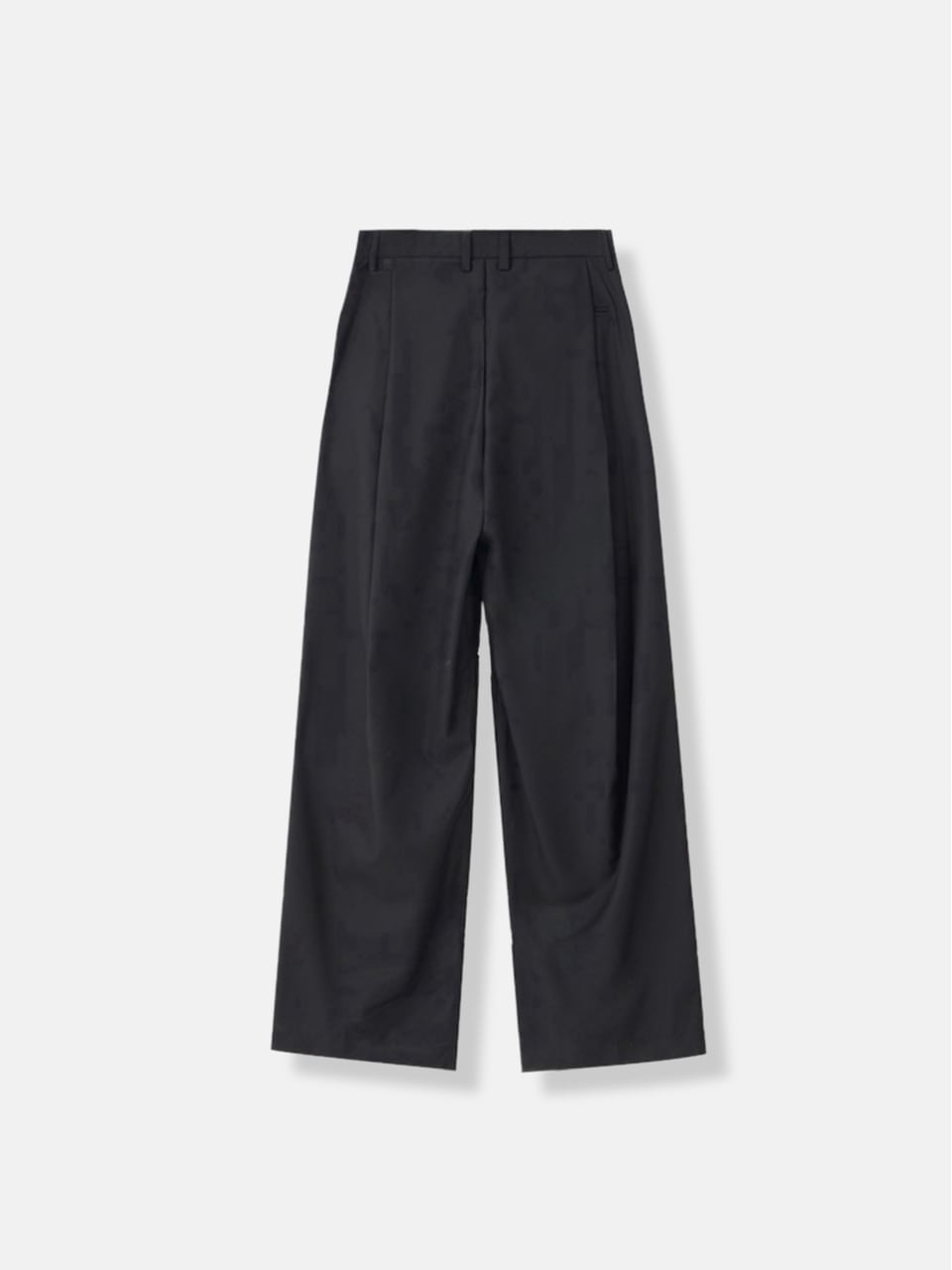 東京店WEB限定受注制【Chikashitsu +】wide tuck drape slacks / 【チカシツプラス】ワイドタックドレープスラックス (2color)