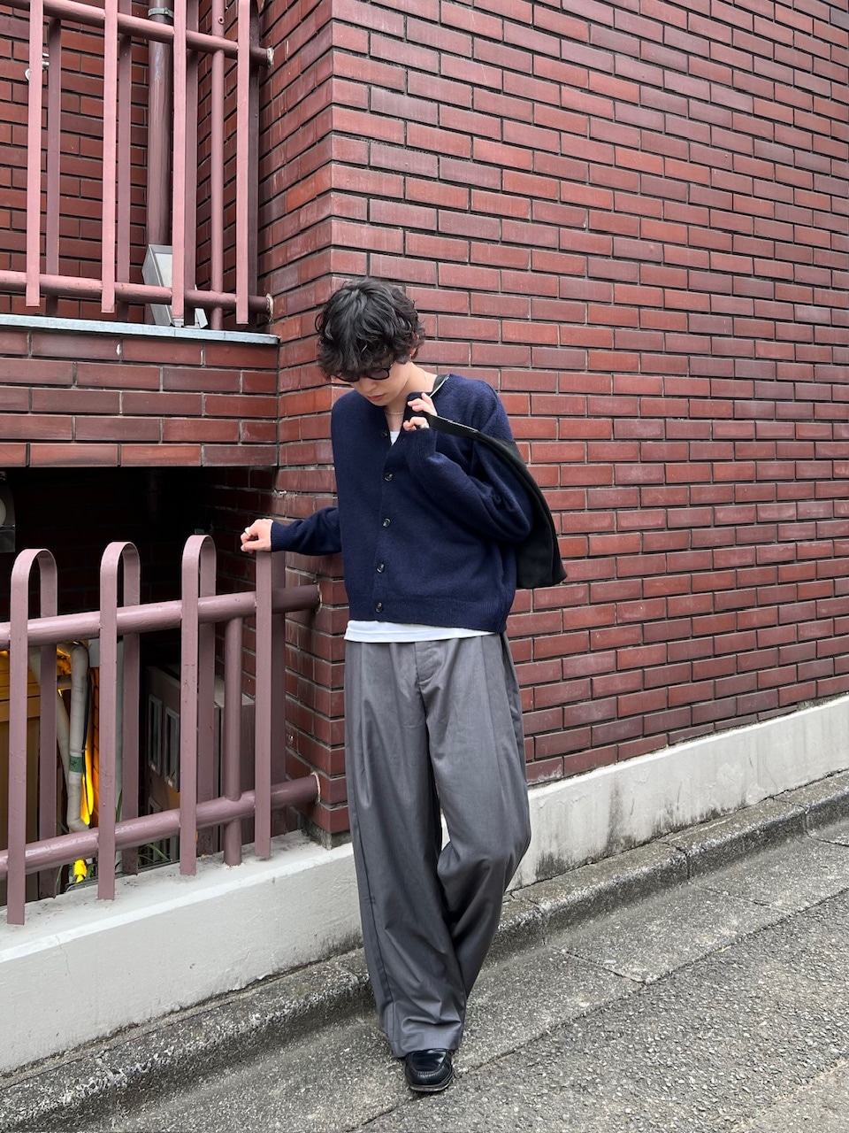 東京店WEB限定受注制【Chikashitsu +】wide tuck drape slacks