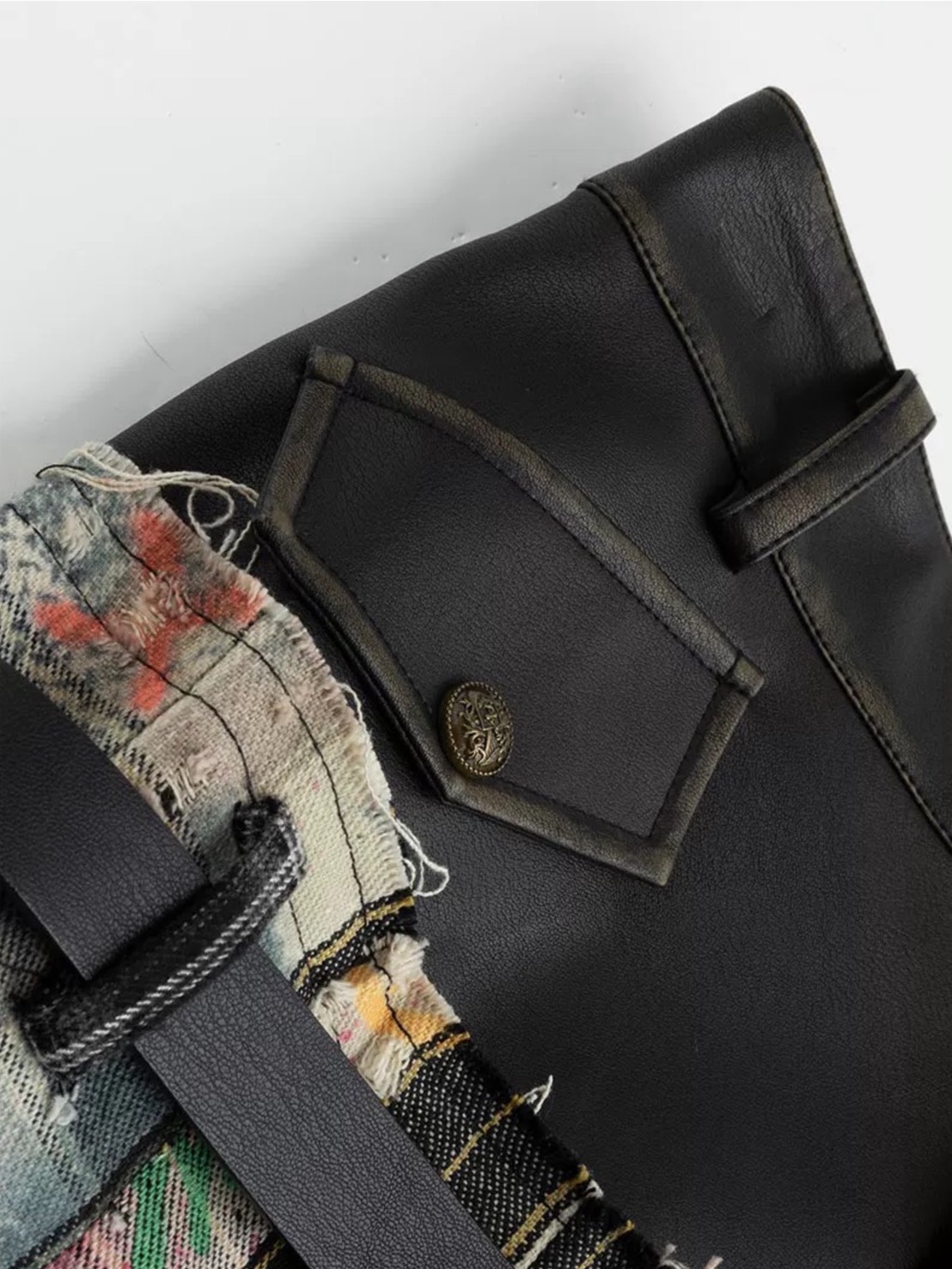 Cest Nous】Plaid Pleated Skirt / 【セヌー】レイヤードデザイン