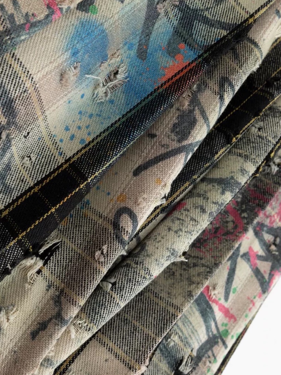 CEST NOUS （セヌー）ミニスカート 中国ブランド ベルト付き y2k Cest Nous】Plaid Pleated Skirt / 【セヌー】レイヤードデザイン