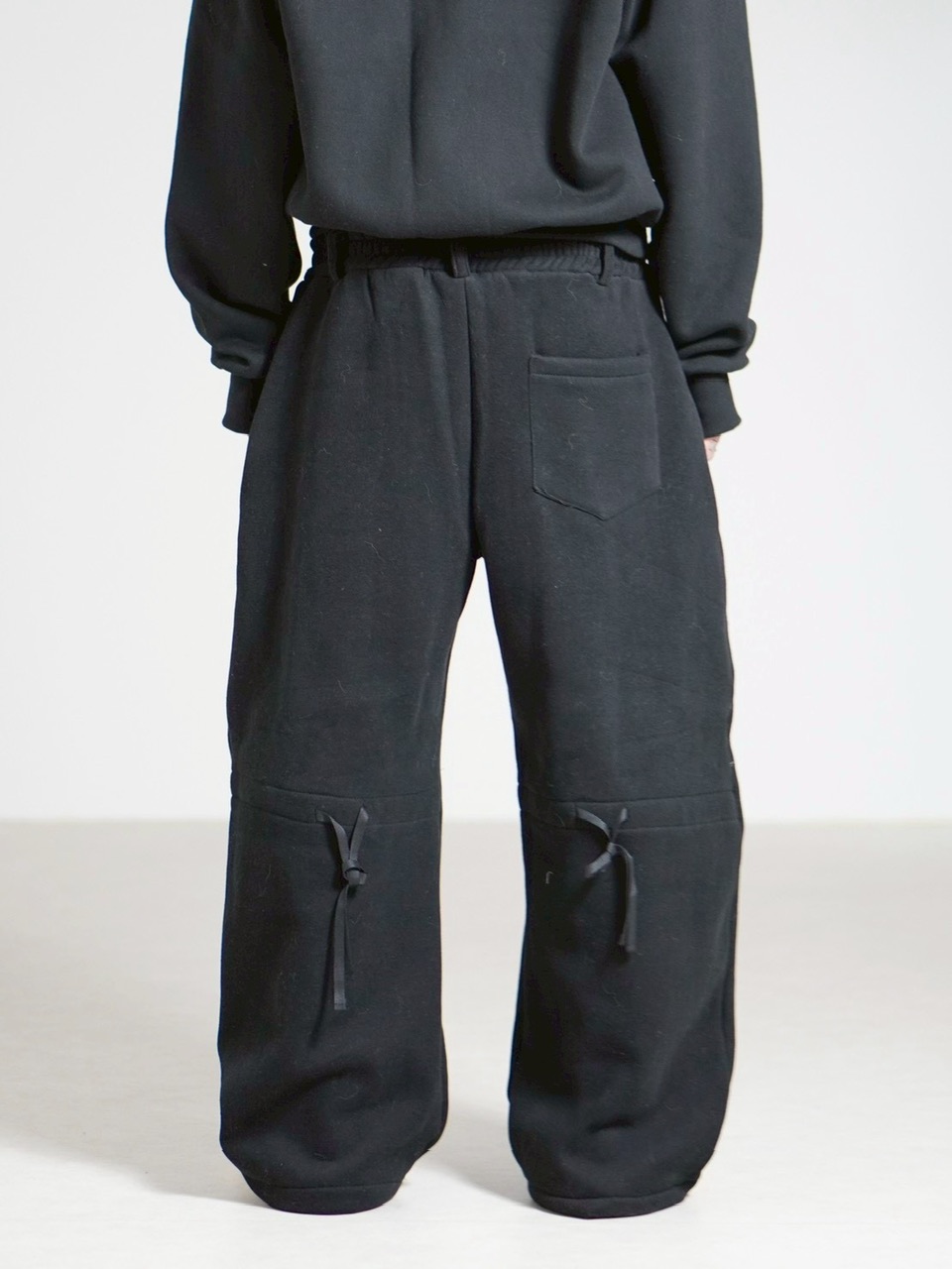 受注制【Chikashitsu +】layered heavy sweat pants / 【チカシツプラス】レイヤードヘビースウェットパンツ (2color)