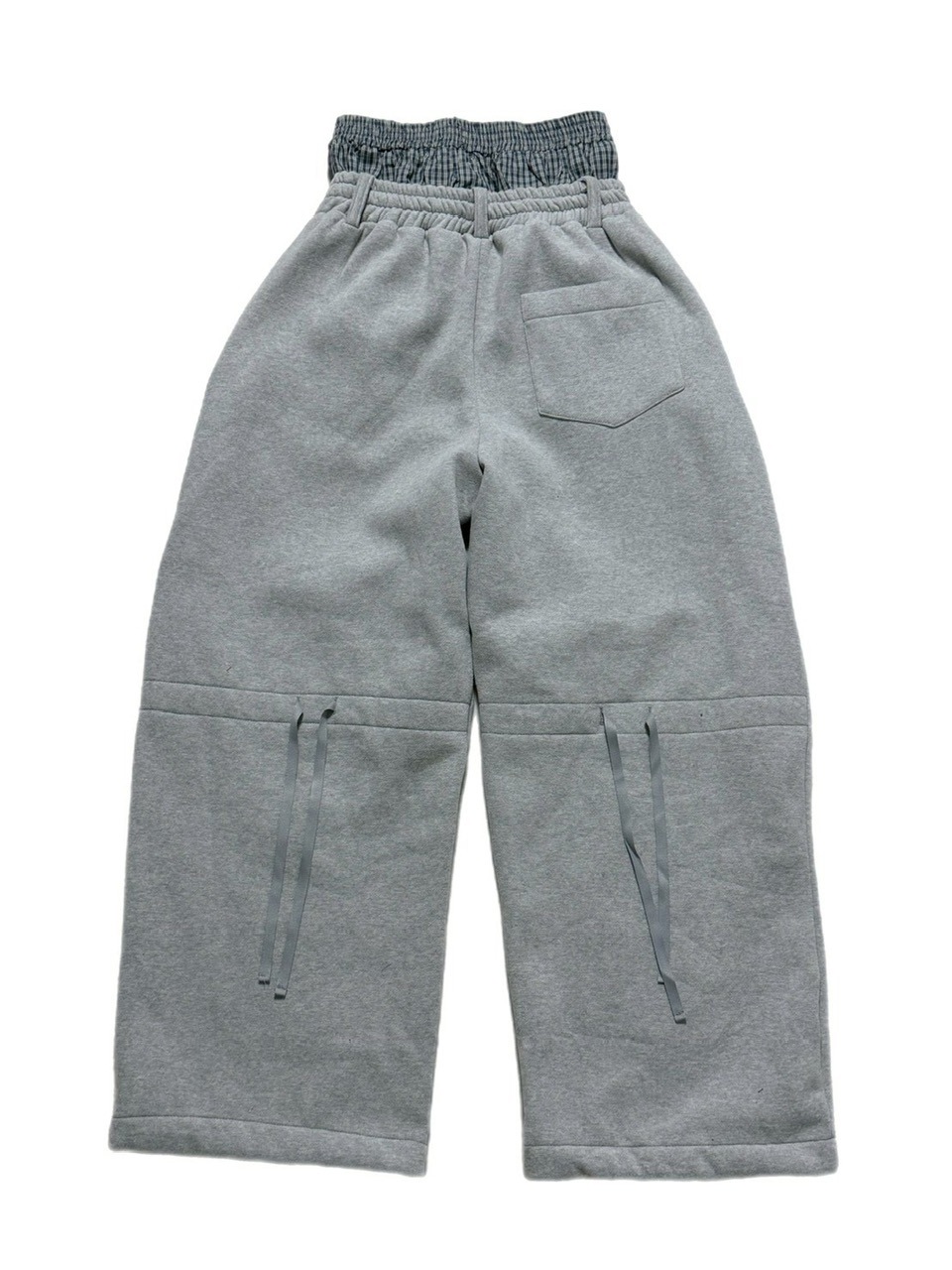 受注制【Chikashitsu +】layered heavy sweat pants / 【チカシツプラス】レイヤードヘビースウェットパンツ (2color)