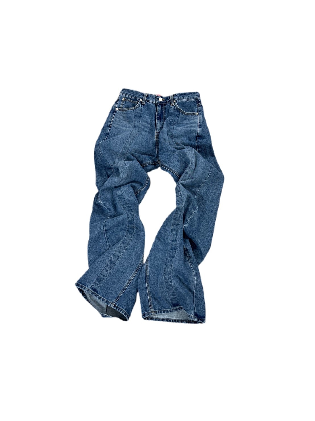 受注制【Chikashitsu +】wire design denim pants | OUR BRAND