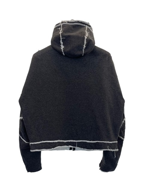 【BLR BLUER】DEEP-DYED HOODIE JACKET BLR BLUER】MULTI POCKET RAW-EDGED SWEAT HOODIE JACKET | OUR BRAND