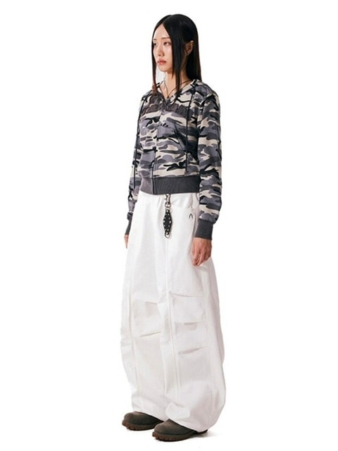 2/14再入荷【AAKAM】Contrast Logo Zip-up Hoodie / 【アーカム
