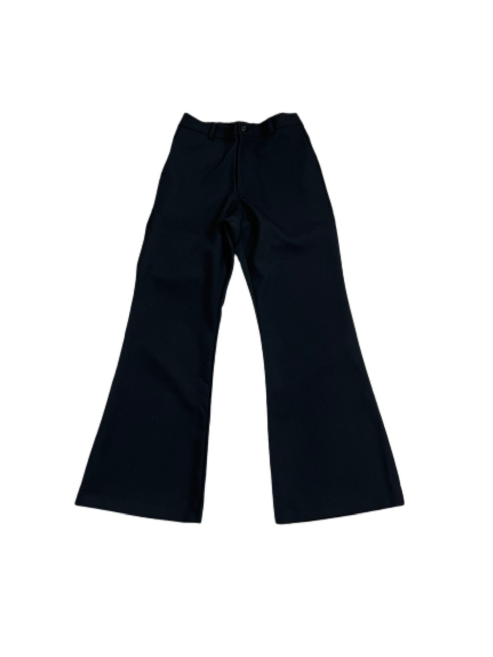 パンツ vintage black flare slacks 4size 】ヴィンテージライクストレッチブラックフレアデニム