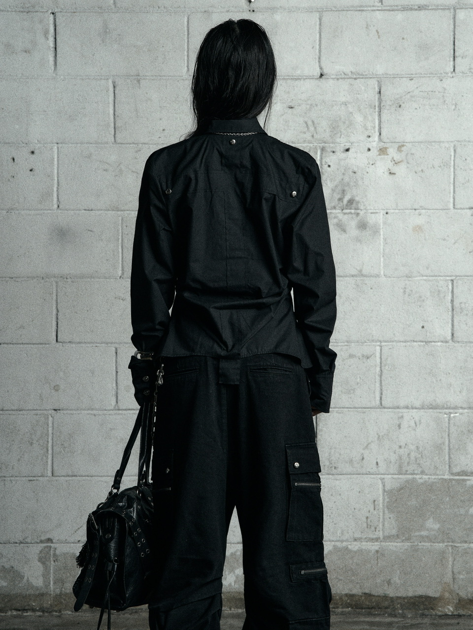 Rosen Kreuz】BACK CROSS CROPPED SHIRT 000000016882_e5HP4b6.jpg