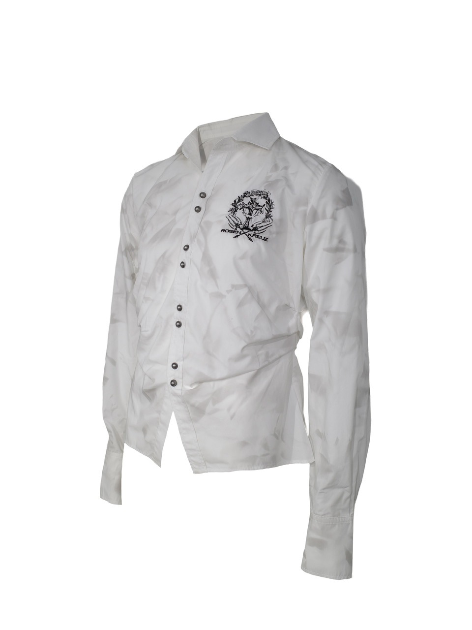 Rosen Kreuz】BACK CROSS CROPPED SHIRT Rosen Kreuz】BACK CROSS CROPPED SHIRT | OUR BRAND,Rosen