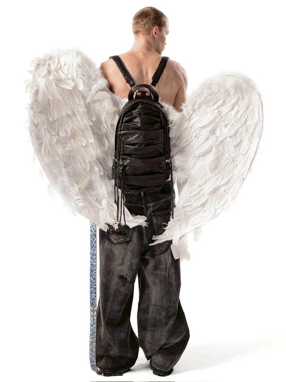 RACER WORLDWIDE】Leather One Strap Bag | OUR BRAND,RACER WORLDWIDE