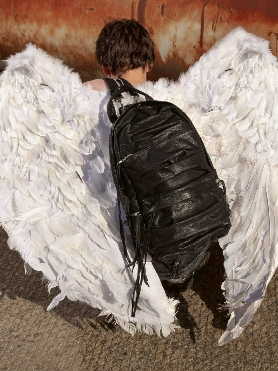 RACER WORLDWIDE】Leather One Strap Bag | OUR BRAND,RACER WORLDWIDE