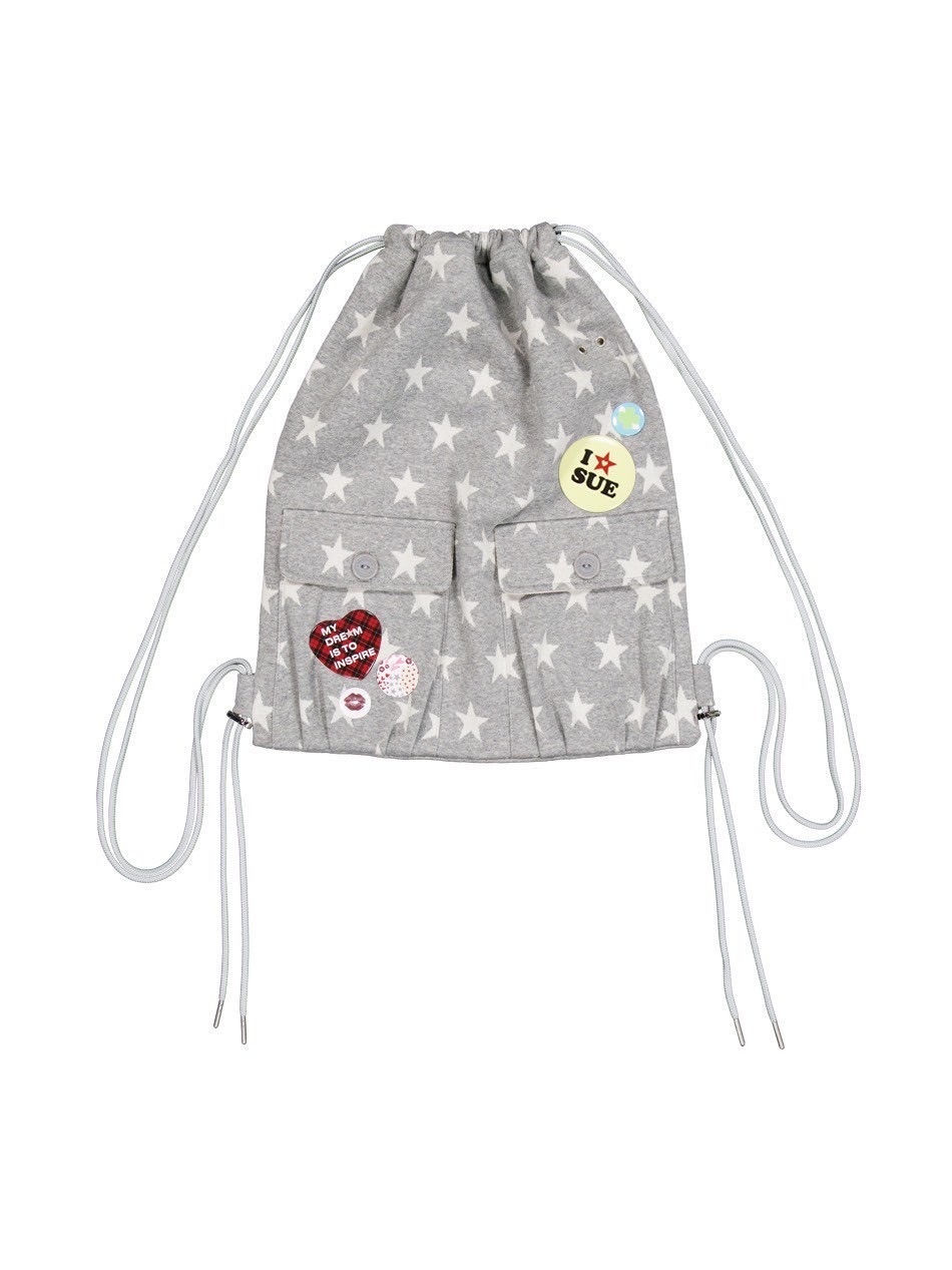 【SETUP-EXE】韓国人気★ STAR POCKET GYM SACK SETUP‐EXE】STAR POCKET GYM SACK / 【セットアップエグゼ