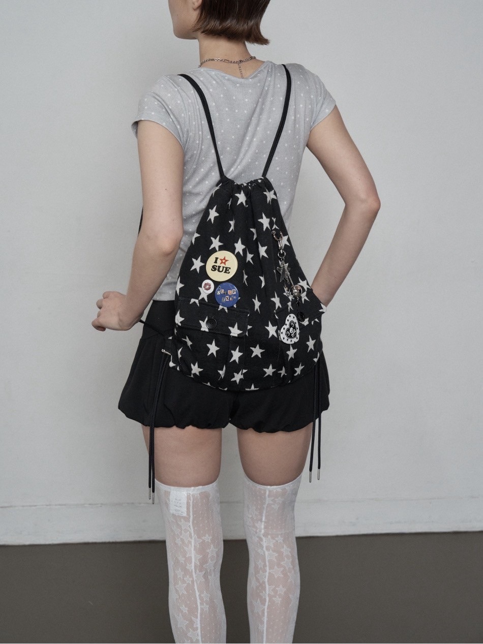 【SETUP-EXE】韓国人気★ STAR POCKET GYM SACK SETUP‐EXE】STAR POCKET GYM SACK / 【セットアップエグゼ