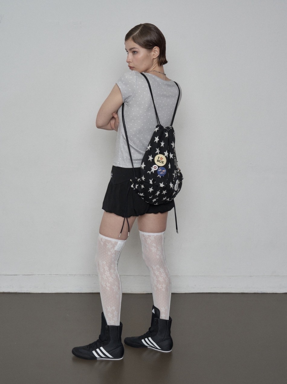 【SETUP-EXE】韓国人気★ STAR POCKET GYM SACK SETUP‐EXE】STAR POCKET GYM SACK / 【セットアップエグゼ
