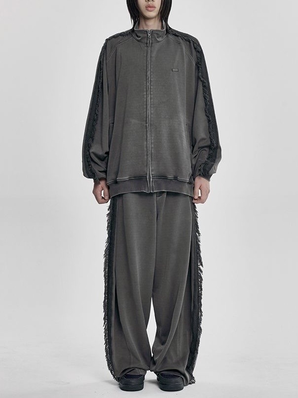 【AJOBYAJO】Lace Trimming Track Pants / 【アジョバイアジョ】レーストリミングトラックパンツ