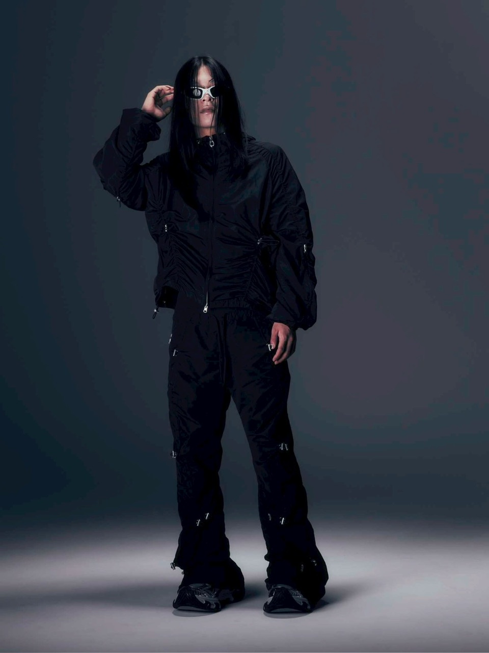 【DIG YOUR OWN GRAVE】SYN-EDGE PANTS /【ディグユアオウングレイブ】テックフレアパンツ