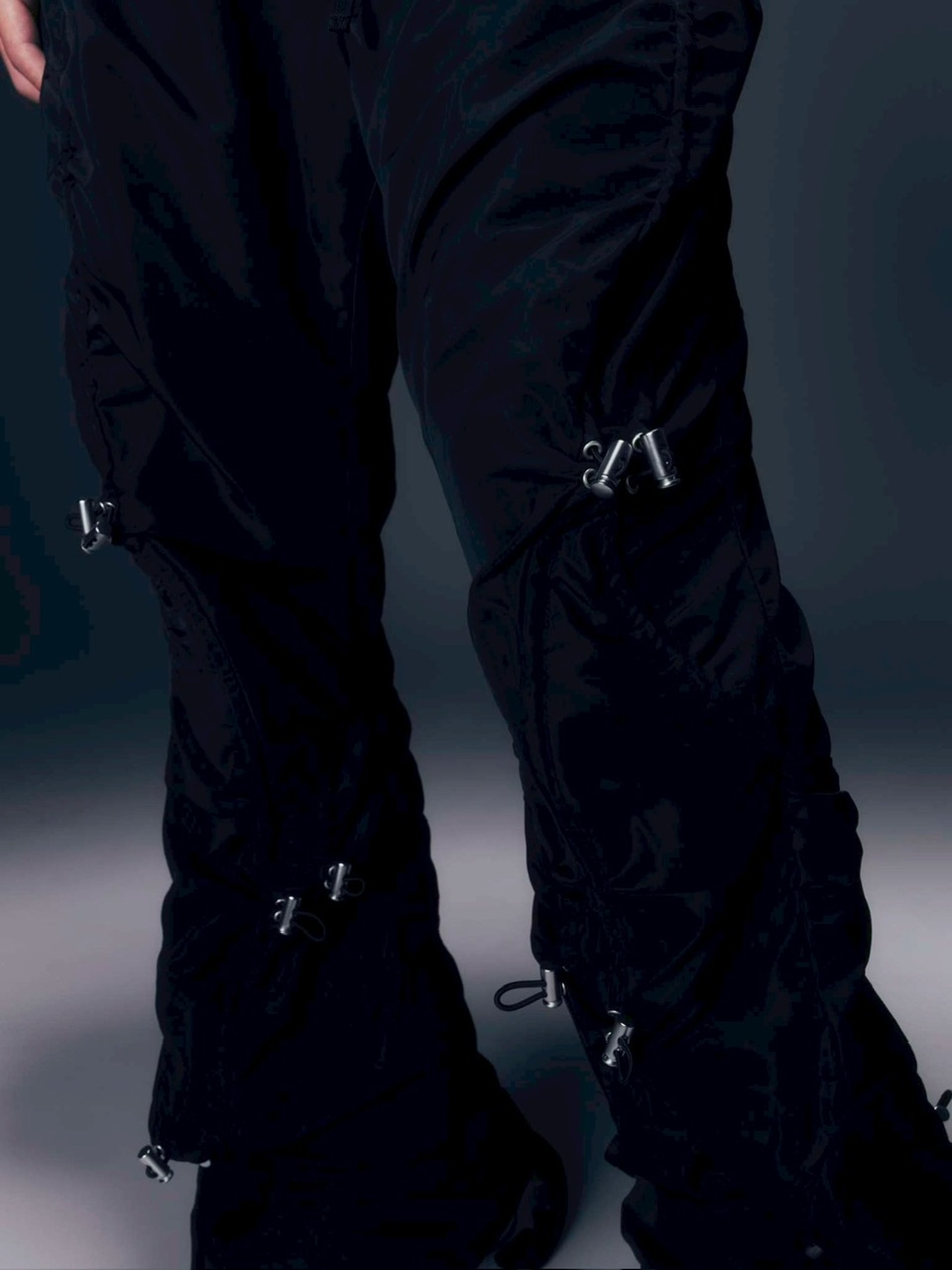 【DIG YOUR OWN GRAVE】SYN-EDGE PANTS /【ディグユアオウングレイブ】テックフレアパンツ
