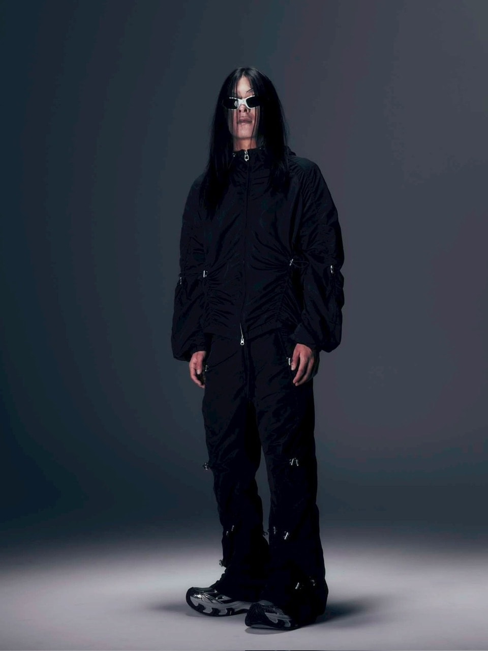 【DIG YOUR OWN GRAVE】SYN-EDGE PANTS /【ディグユアオウングレイブ】テックフレアパンツ