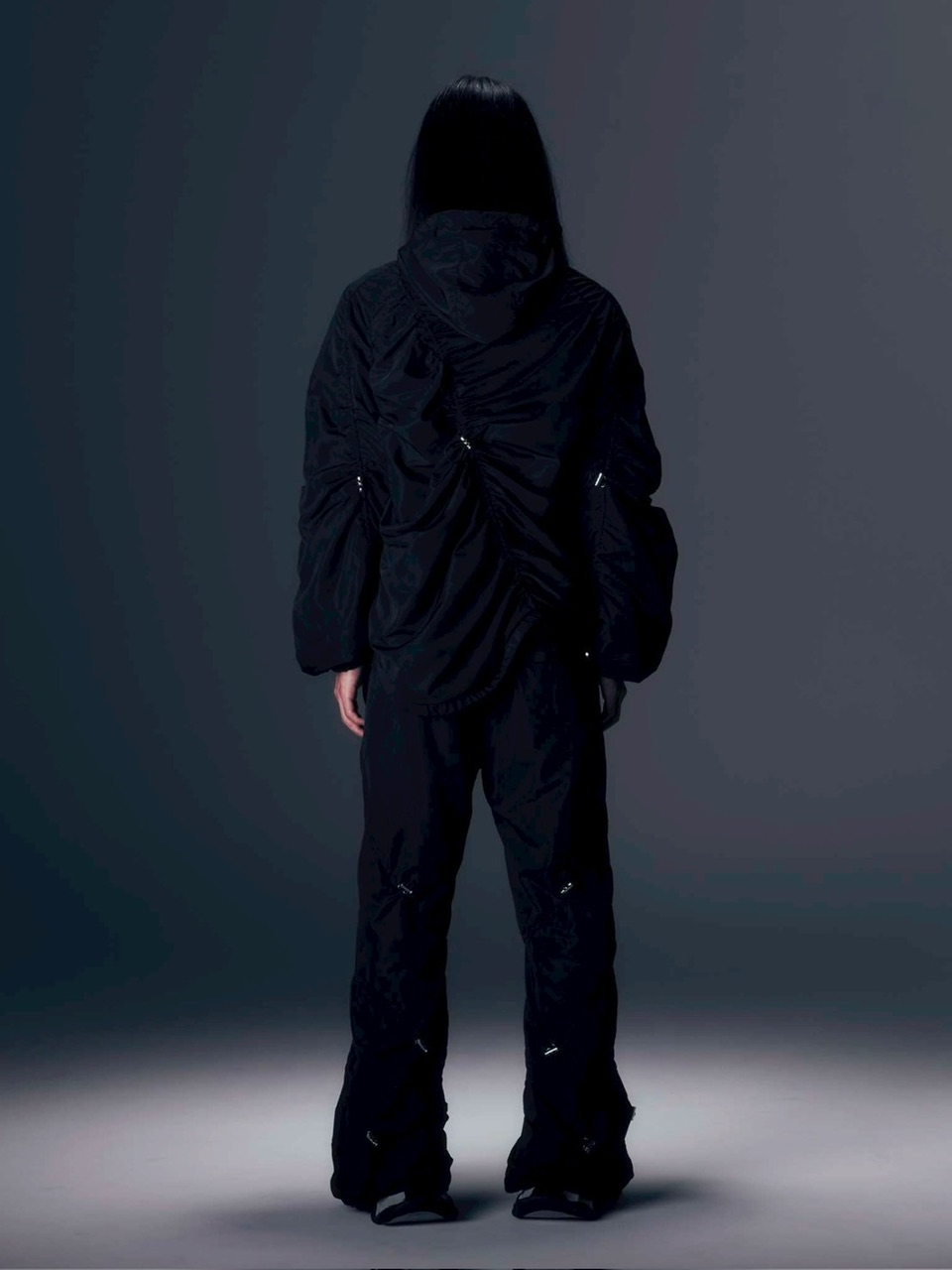 【DIG YOUR OWN GRAVE】SYN-EDGE PANTS /【ディグユアオウングレイブ】テックフレアパンツ