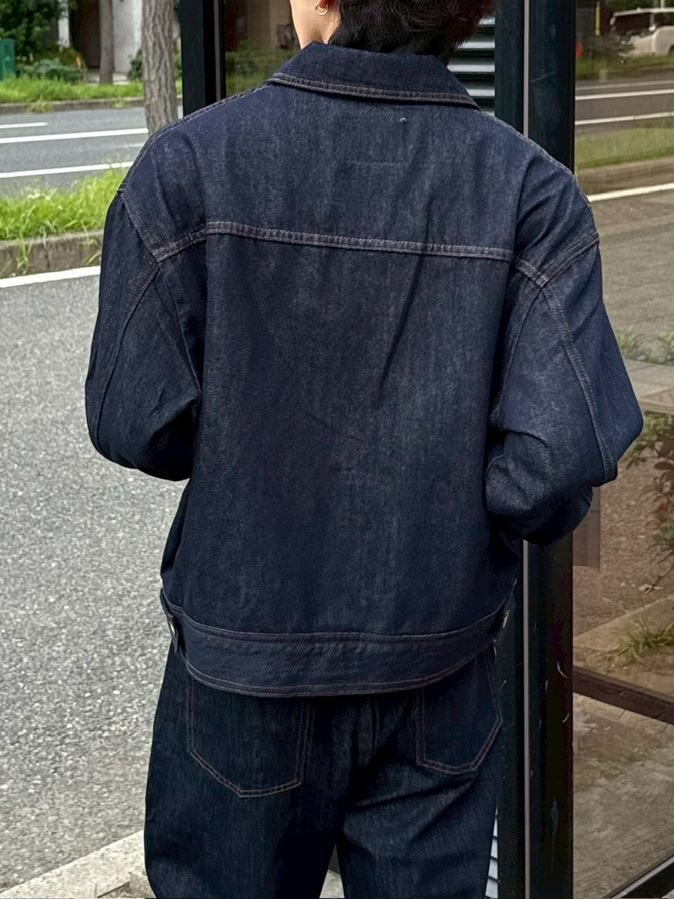 受注制【Chikashitsu +】2 pocket rigid denim jacket
