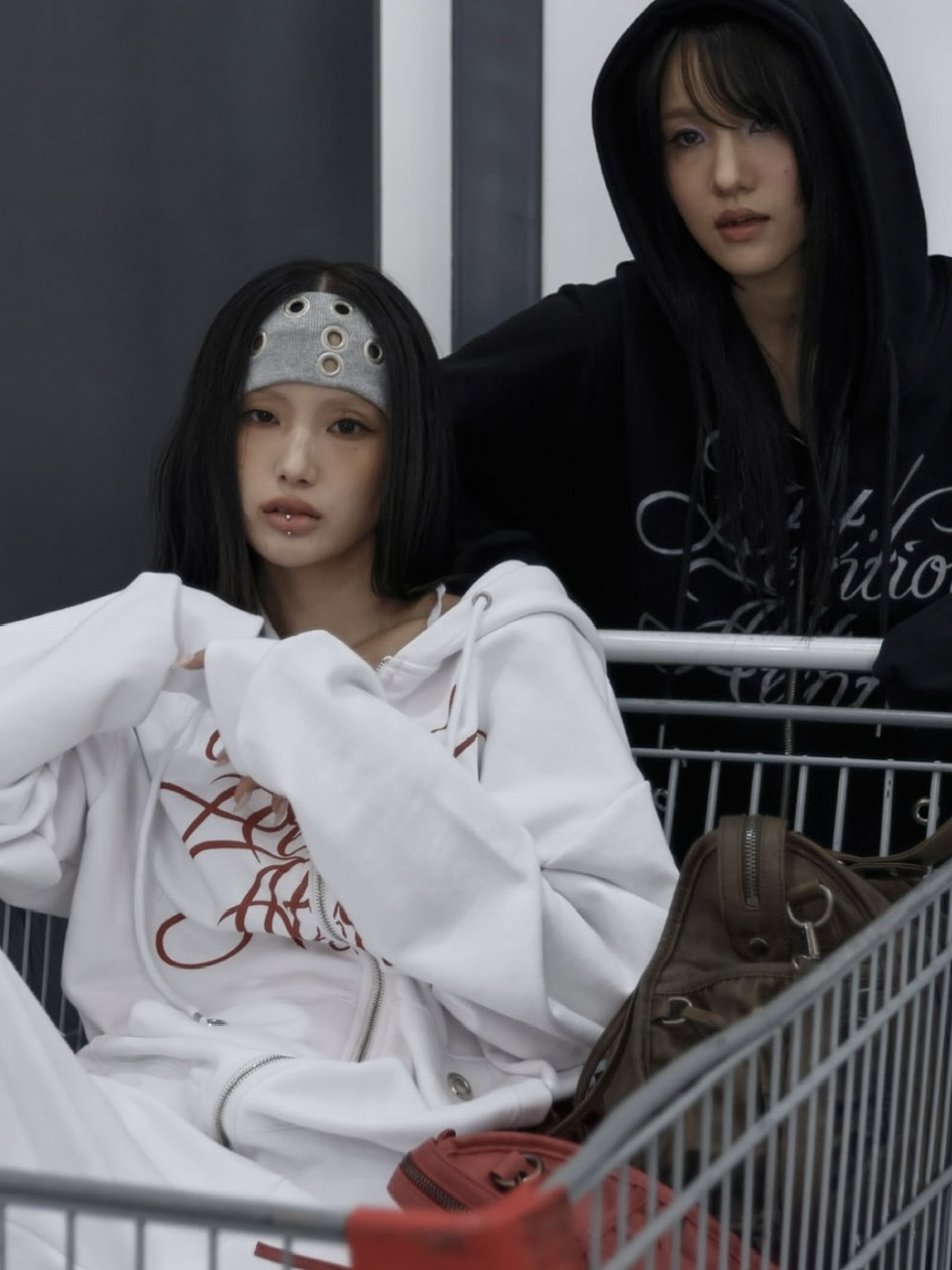 FANCY CLUB】ATTENTION EYELET HOODED ZIP-UP / 【ファンシー