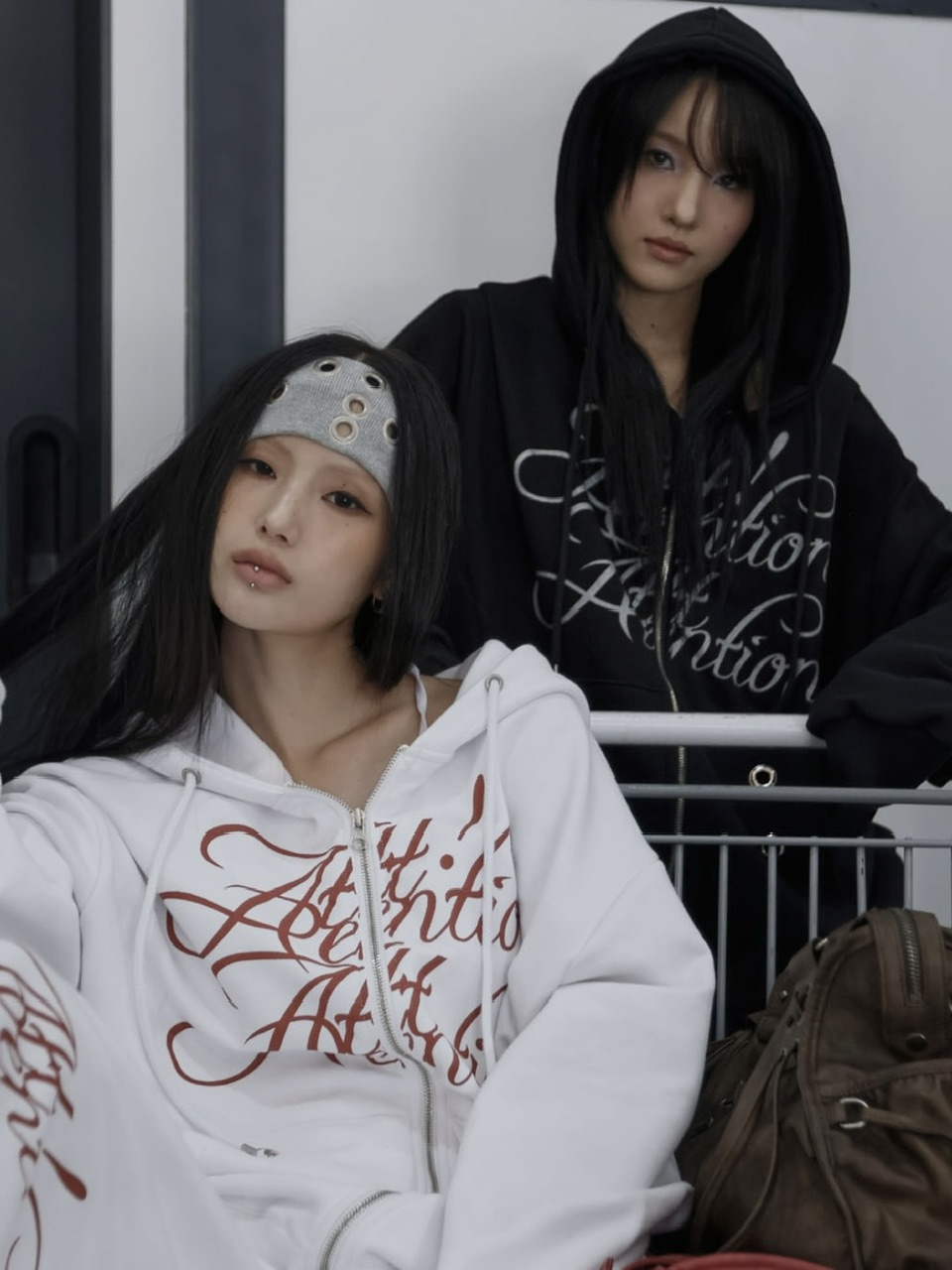 FANCY CLUB】ATTENTION EYELET HOODED ZIP-UP / 【ファンシークラブ