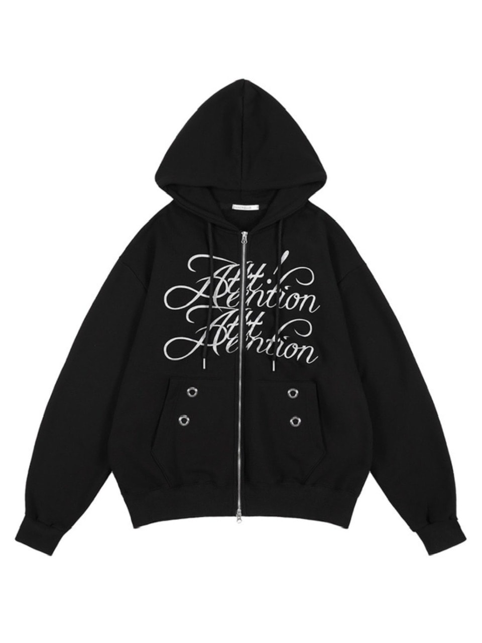 FANCY CLUB】ATTENTION EYELET HOODED ZIP-UP / 【ファンシークラブ
