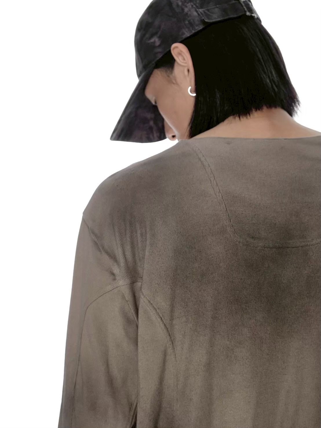 トップス d5ove Basic Washed Long-sleeved Tee d5ove】Basic Washed Long-sleeved Tee / 【ダヴ】スモークウォッシュ