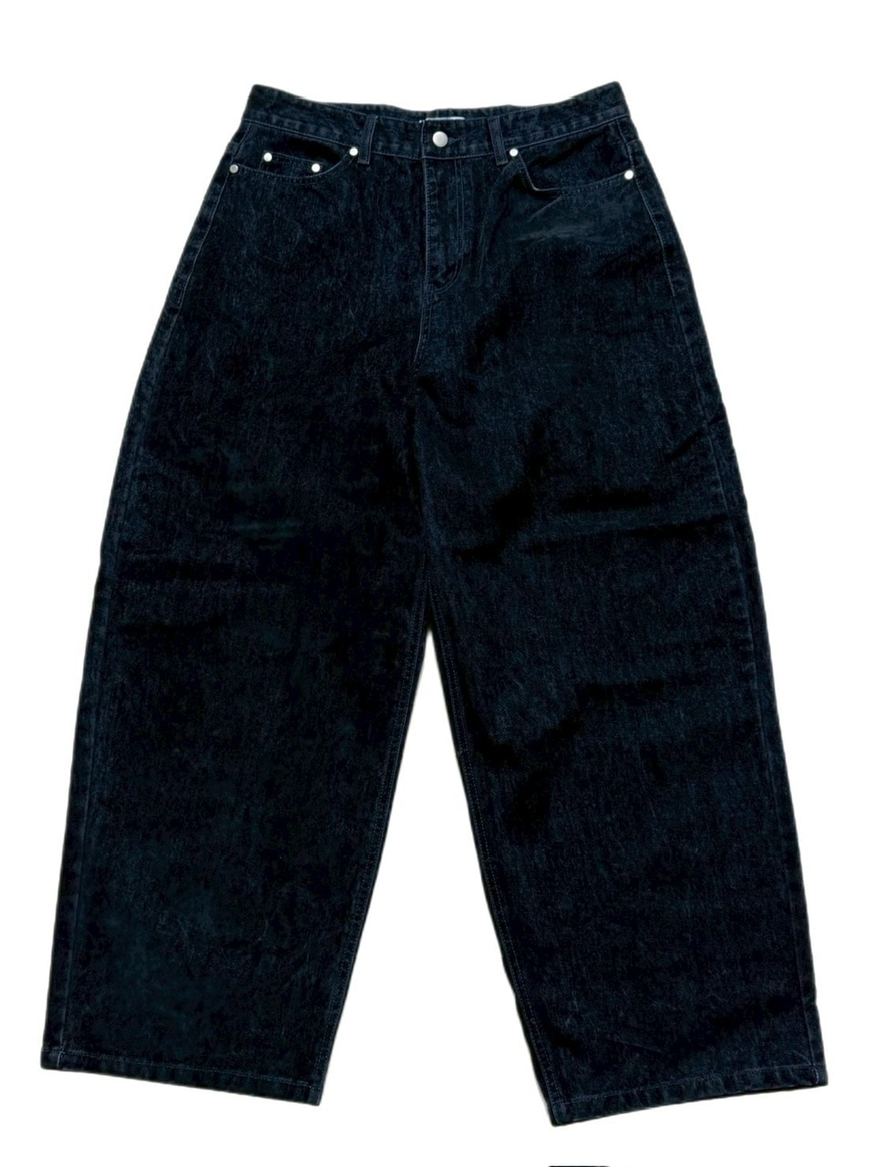 受注制【Chikashitsu +】velvet touch buggy denim pants