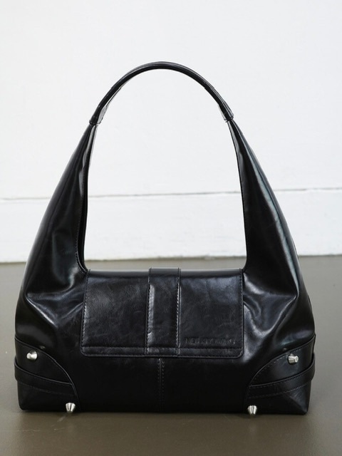 5/19再入荷【NOT KNOWING】Small Moto Hobo Bag (LEATHER) | OUR