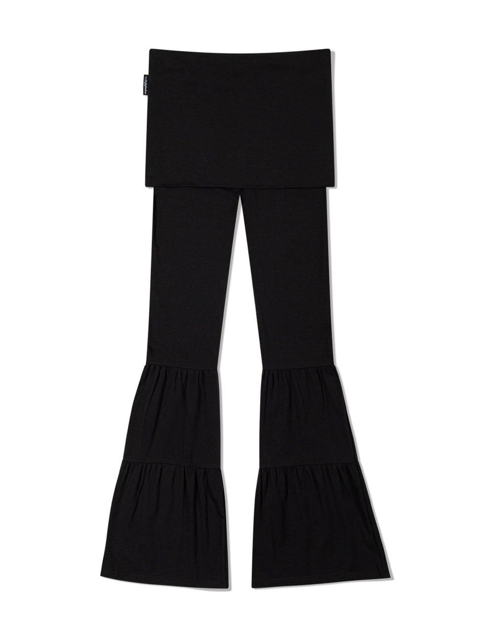 LOTSYOU ♥ Shirring Boot Cut Pants/追跡付 Cotton shirring bootscut pants BLACK - 미세키서울