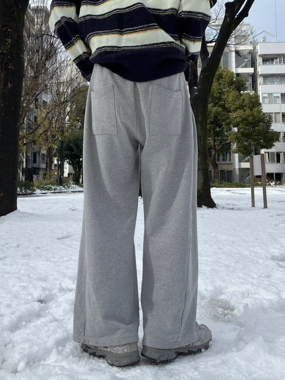 お値下中♡新品♡プラスサイズ♡完売品 pickup item 【Chikashitsu+】 pigment tuck bermuda pants
