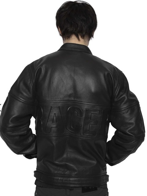 ジャケット・アウター RACER WORLDWIDE Leather Embossed Jacket Black Embossed Leather Jacket – Racer Worldwide