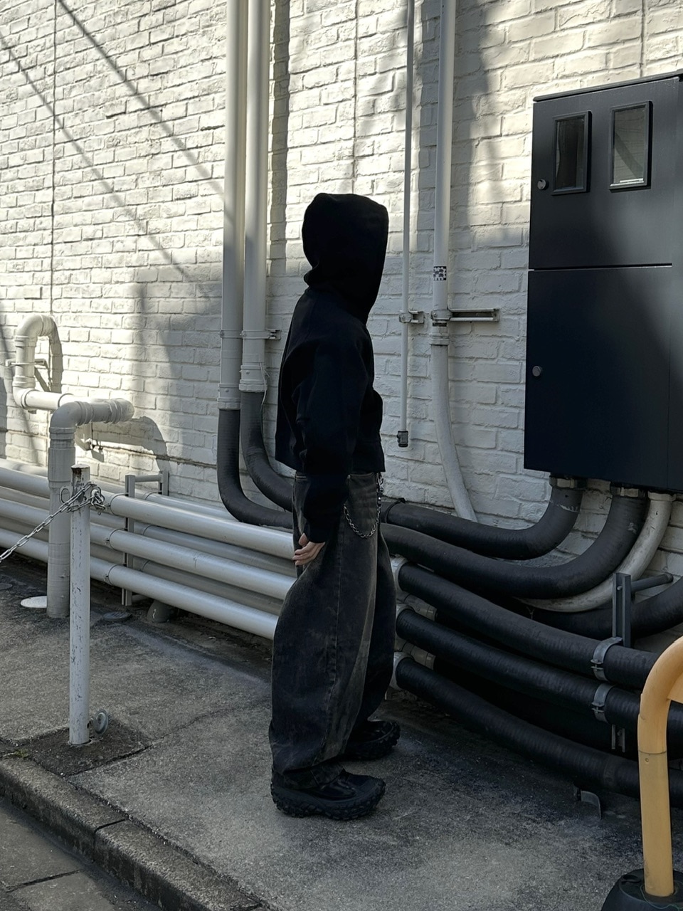大阪店WEB限定受注制【Chikashitsu +】dirty wash balloon denim