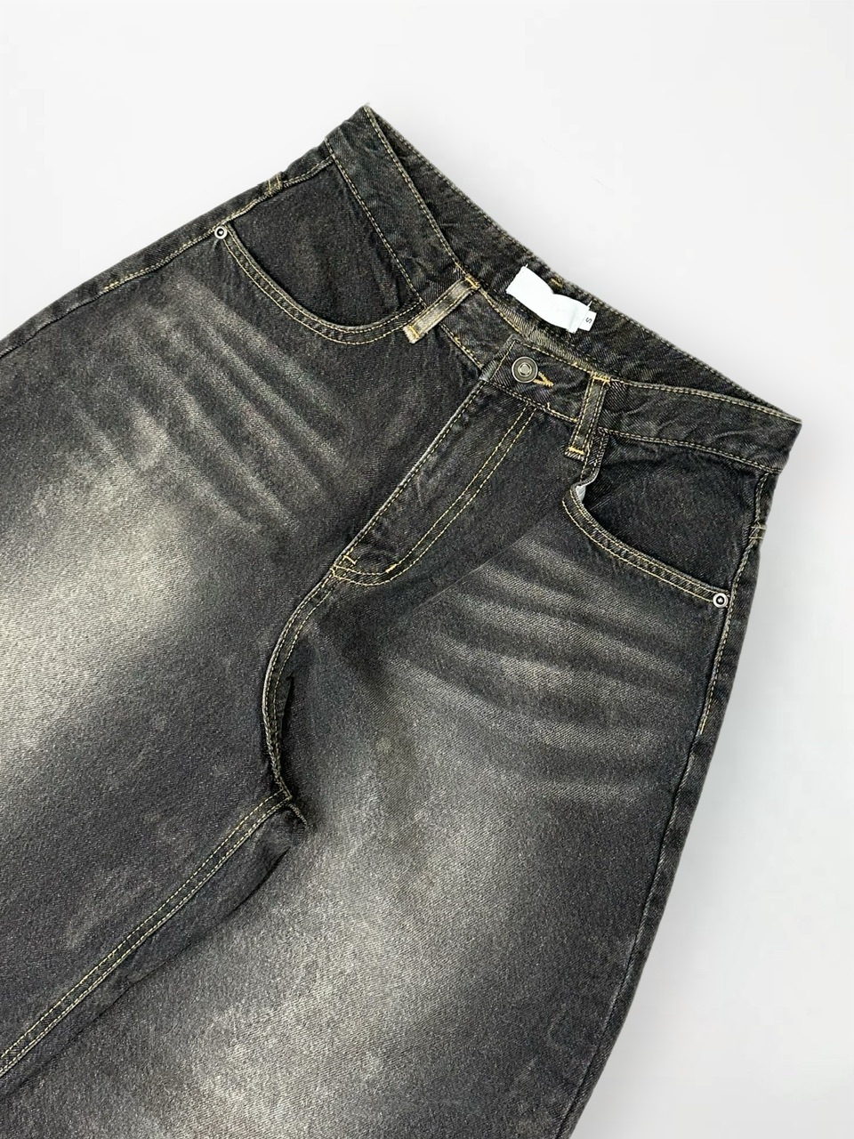 大阪店WEB限定受注制【Chikashitsu +】dirty wash balloon denim