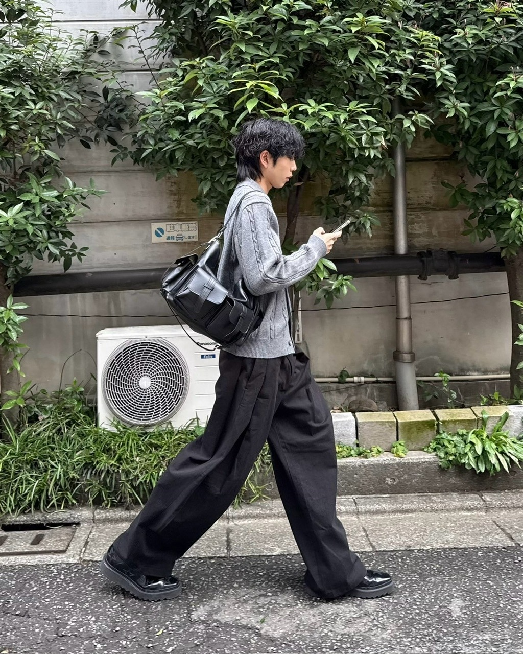 東京店WEB限定受注制【Chikashitsu +】deep tuck cotton wide slacks (3color)