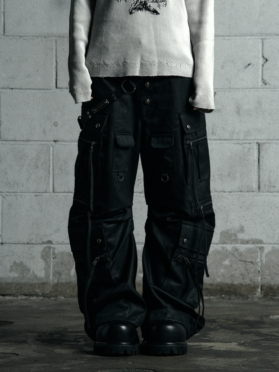 【Rosen Kreuz】CURVE FIT LONG CARGO PANTS1 Rosen Kreuz】CURVE FIT LONG CARGO PANTS | OUR BRAND,Rosen