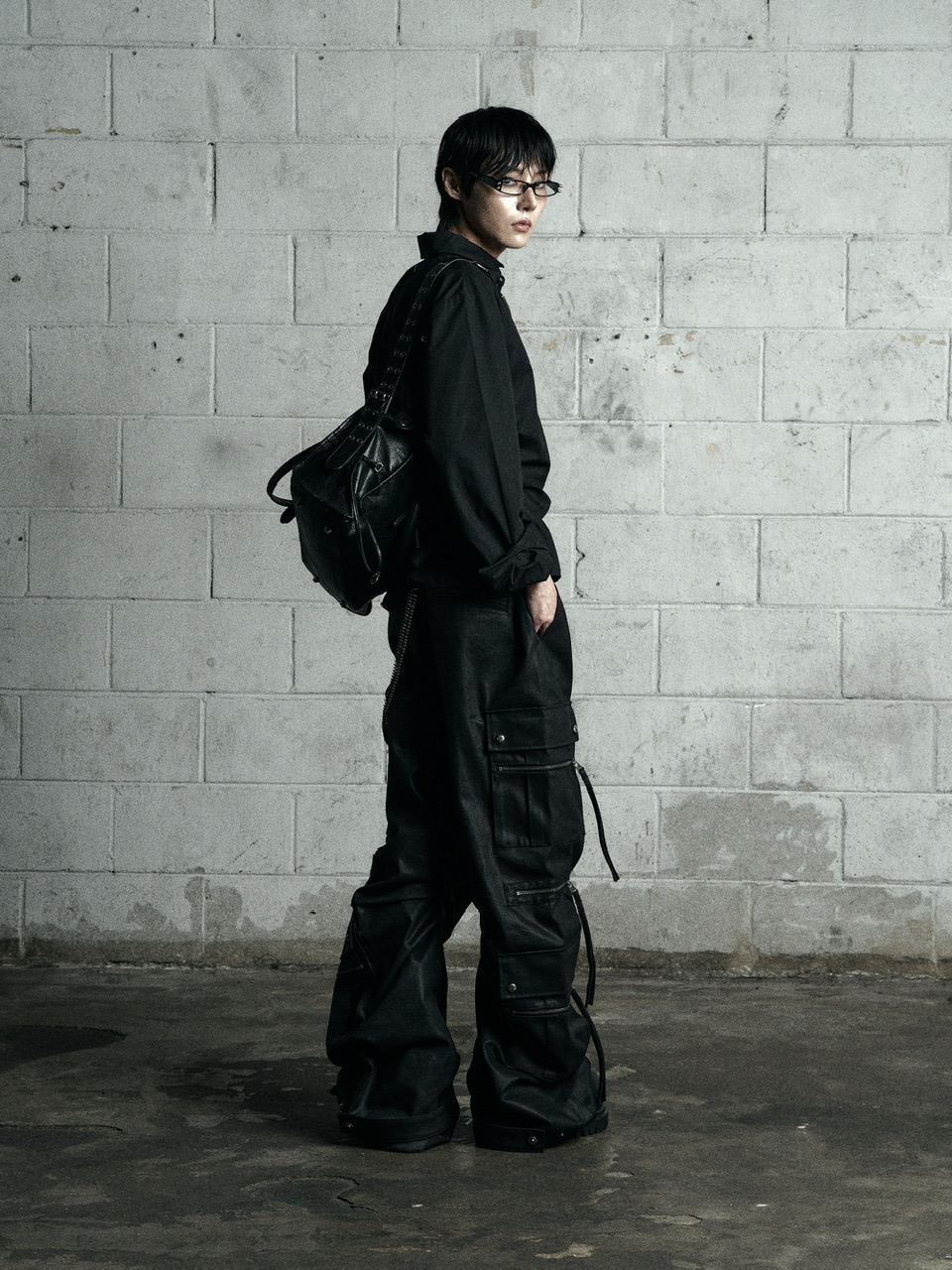 【Rosen Kreuz】CURVE FIT LONG CARGO PANTS Rosen Kreuz】CURVE FIT LONG CARGO PANTS | OUR BRAND,Rosen